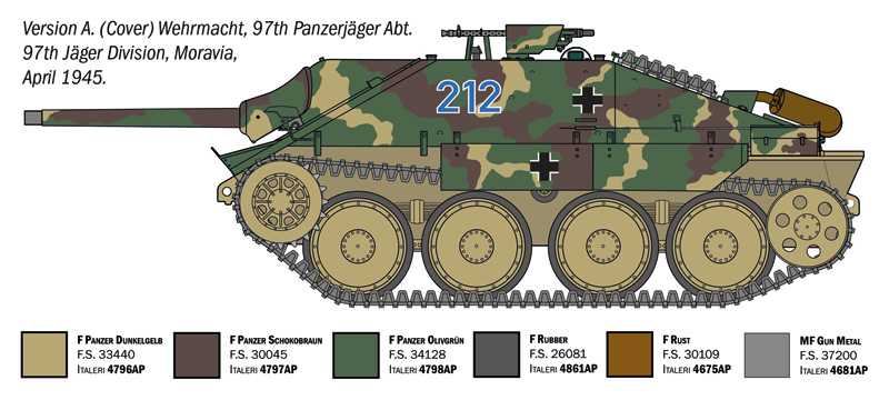 Model Kit military 96531 - Jagdpanzer 38(t) Hetzer (1:35)