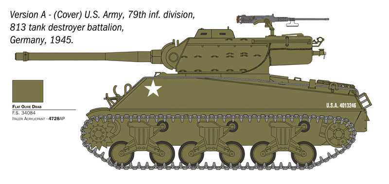 Model Kit military 96538 - 90mm GMC M36B1 (1:35)