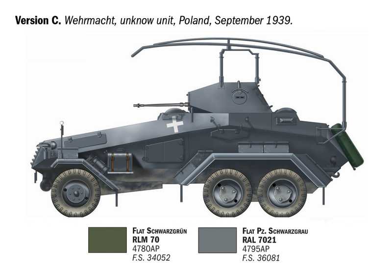 Model Kit military 97032 - Sd.Kfz. 232. 6 Rad (1:72)