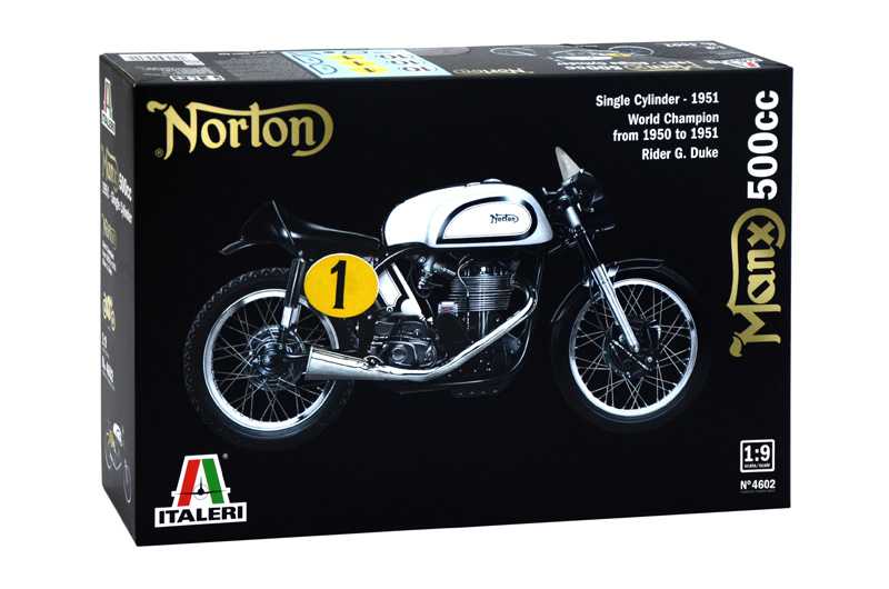 Model Kit motorka 4602 - NORTON MANX 500cc 1951 (1:9)