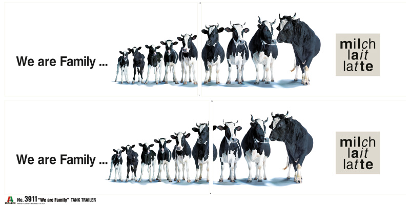 Model Kit návěs 3911 - CLASSIC TANK TRAILER "We are family" (1:24)