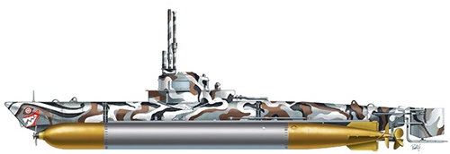 Model Kit ponorka 5609 - U-BOOT BIBER (1:35)