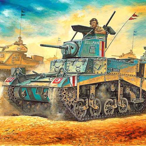 Model Kit tank 13270 - BRITISH M3 STUART HONEY (1:35)