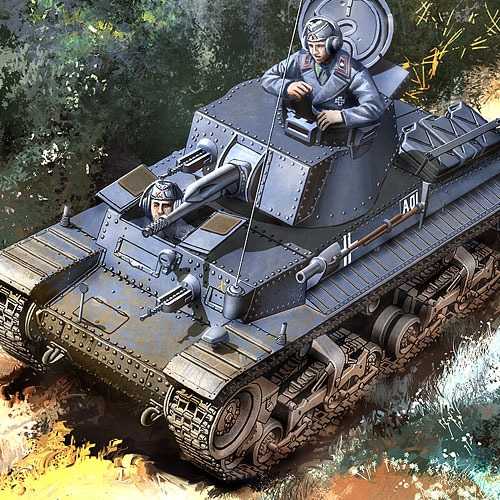 Model Kit tank 13280 - GERMAN ARMY 35(t) (1:35)