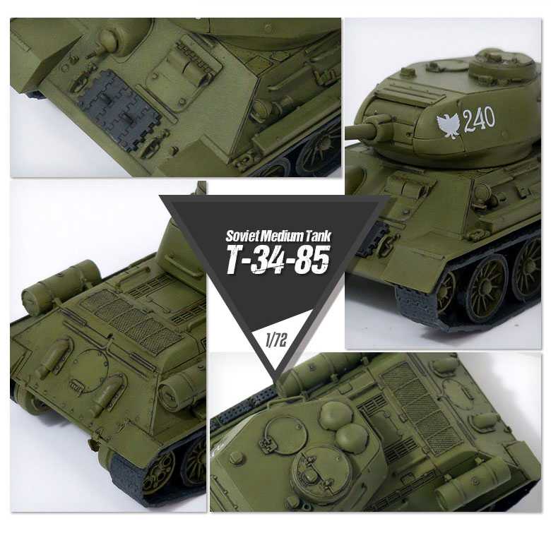 Model Kit tank 13421 - Soviet Medium Tank T-34-85 (1:72)