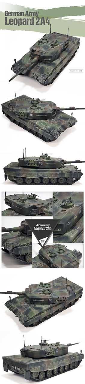 Model Kit tank 13428 - German Army Leopard 2A4 (1:72)