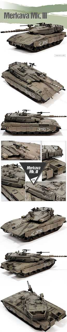 Model Kit tank 13429 - Merkava Mk. III (1:72)