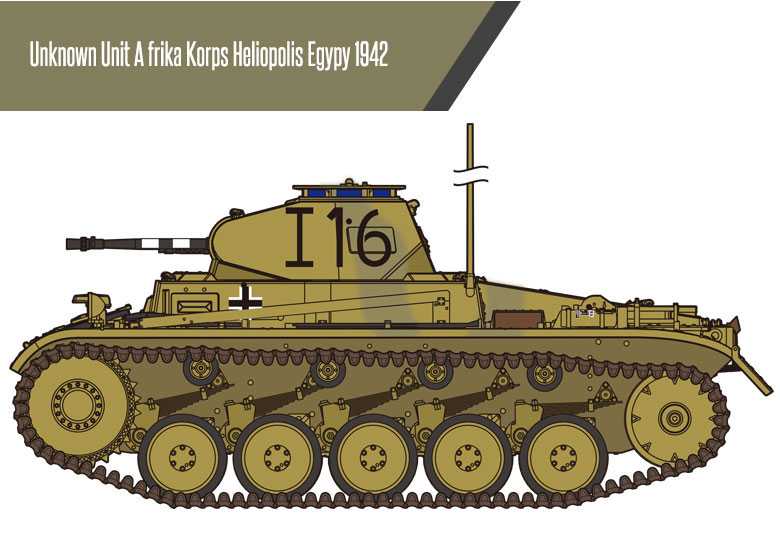 Model Kit tank 13535 - German Panzer II Ausf.F "North Africa" (1:35)