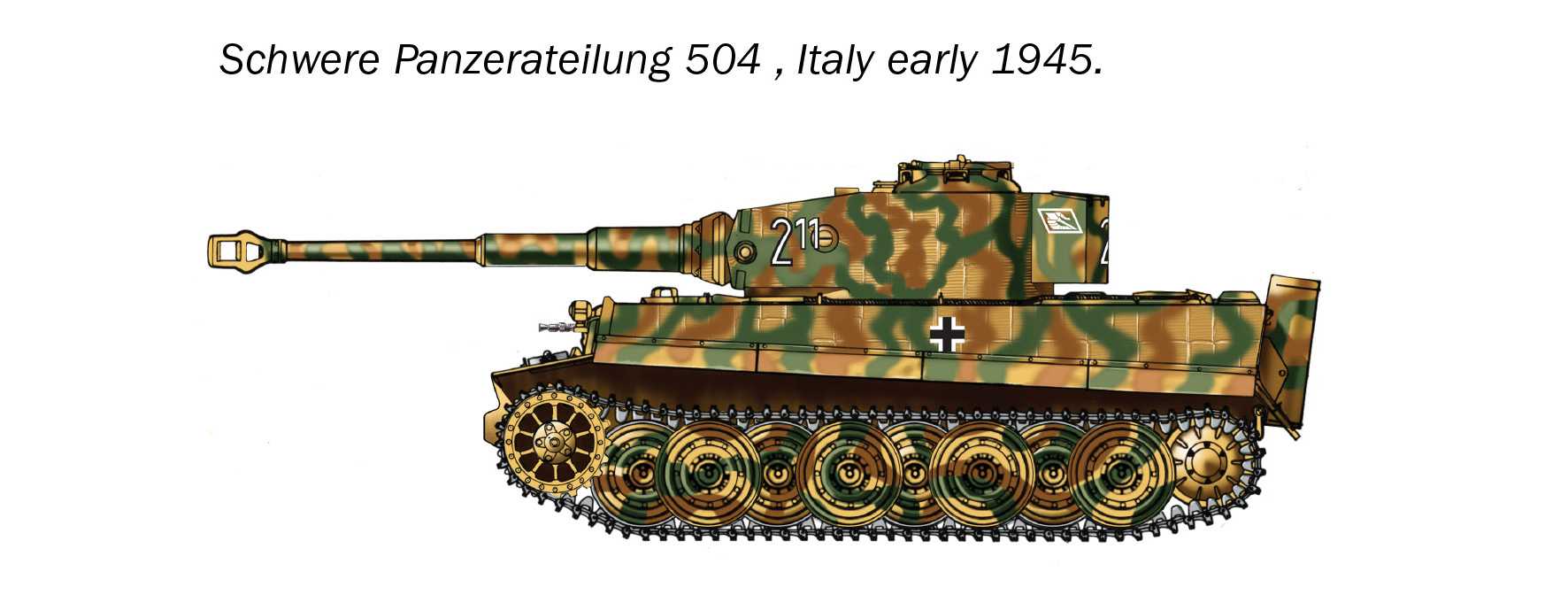 Model Kit tank 25755 - Pz. Kpfw. VI Tiger I (1:56)