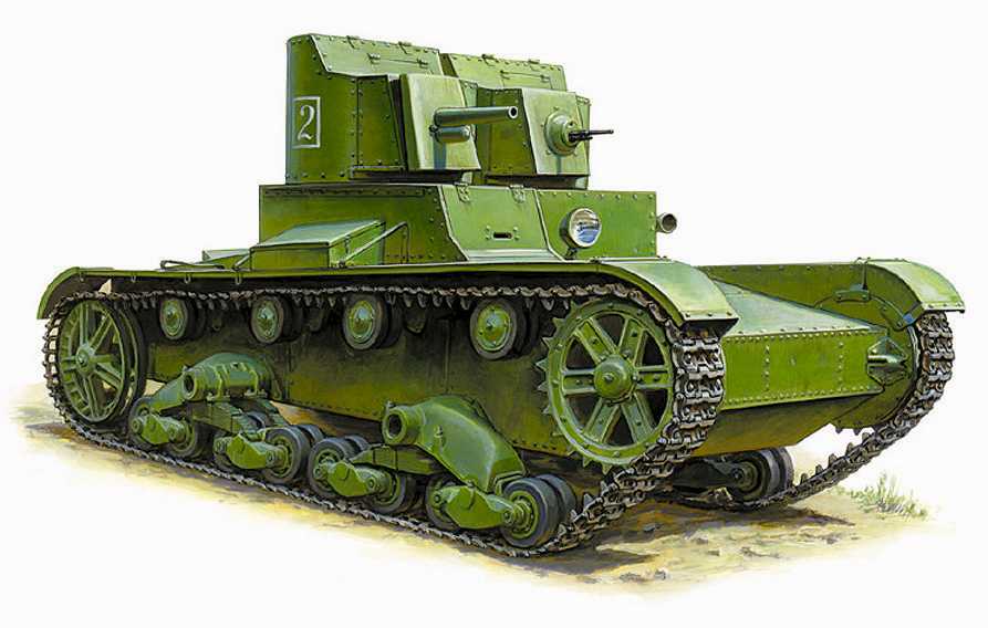 Model Kit tank 3542 - T-26 Version 1932 (1:35)
