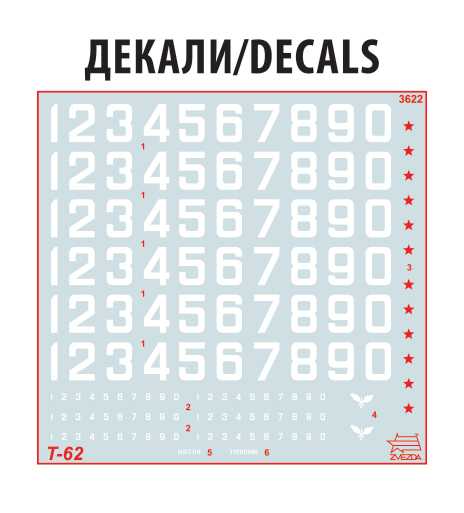 Model Kit tank 3622 - T-62 Soviet Main Battle Tank (1:35)