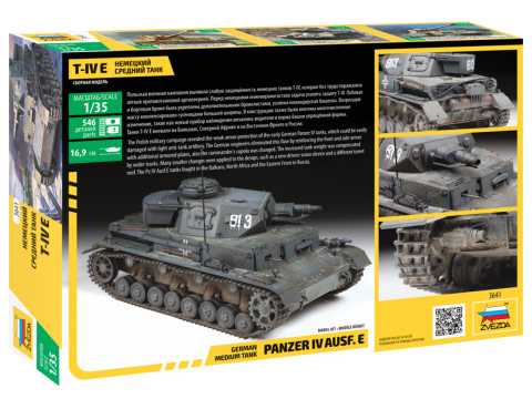 Model Kit tank 3641 - Panzer IV Ausf.E (1:35)