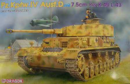 Model Kit tank 6330 - Pz.Kpfw.IV Ausf.D mit 7.5cm Kw.K 40 L/43 (1:35)