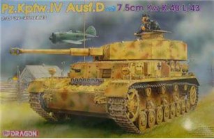 Model Kit tank 6330 - Pz.Kpfw.IV Ausf.D mit 7.5cm Kw.K 40 L/43 (1:35)