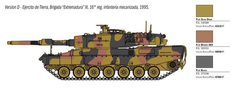 Model Kit tank 6559 - Leopard 2A4 (1:35)