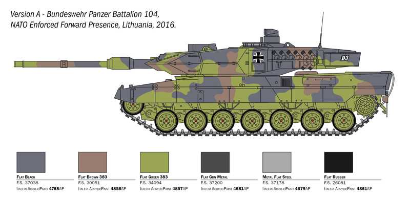 Model Kit tank 6567 - Leopard 2A6 (1:35)