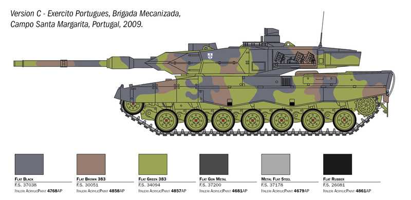 Model Kit tank 6567 - Leopard 2A6 (1:35)
