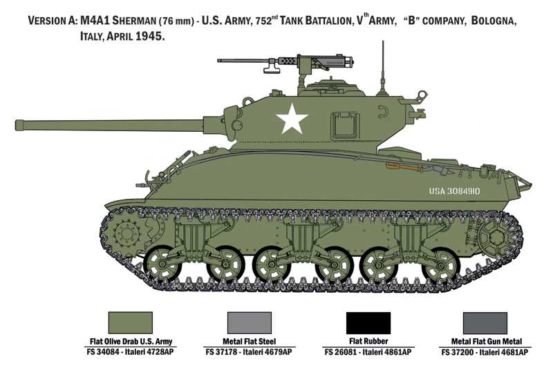 Model Kit tank 6568 - M4A1 Sherman with U.S. Infantry (1:35)