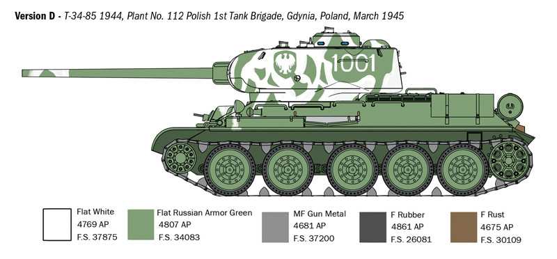 Model Kit tank 6758 - T34/85 Zavod 112 Mod. 1944 (1:35)