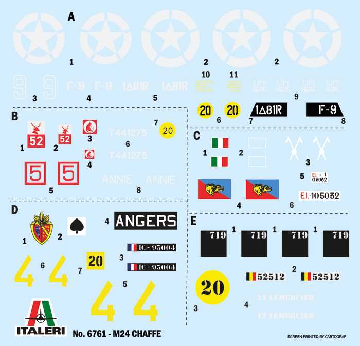 Model Kit tank 6761 - M24 "Chaffee" (1:35)