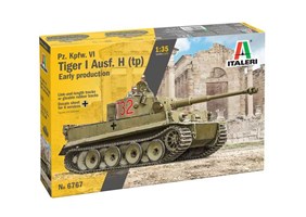 Model Kit tank 6767 - Pz. Kpfw. VI Tiger I Ausf. E/H1 (1:35)
