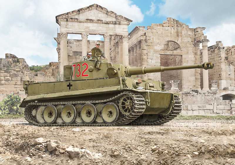 Model Kit tank 6767 - Pz. Kpfw. VI Tiger I Ausf. E/H1 (1:35)