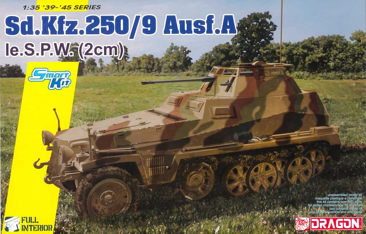 Model Kit tank 6882 - Sd.Kfz.250/9 Ausf.A le.S.P.W (2cm) (1:35)