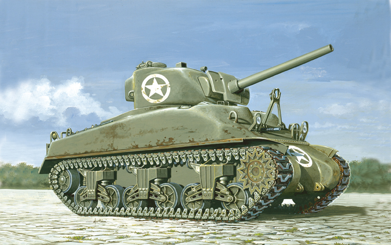 Model Kit tank 7003 - M4 SHERMAN (1:72)