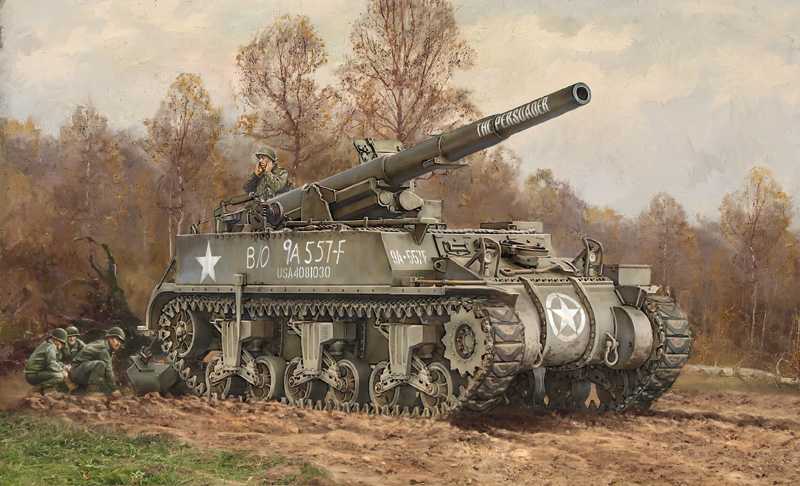 Model Kit tank 7076 - M12 Gun Motor Carriage (1:72)