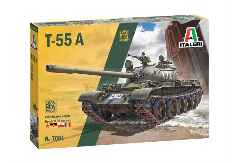 Model Kit tank 7081 - T-55 A (1:72)