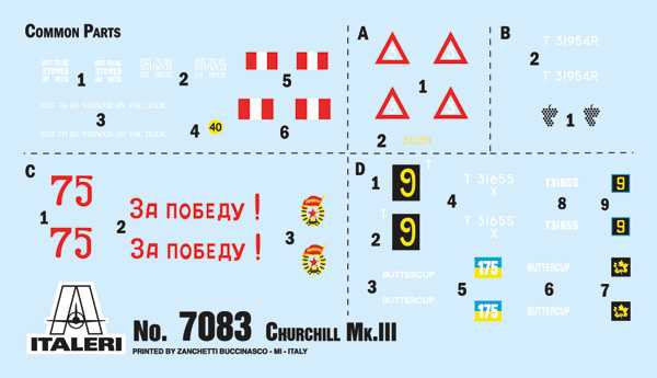 Model Kit tank 7083 - Churchill Mk. III (1:72)