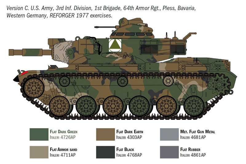 Model Kit tank 7086 - M60A2 (1:72)