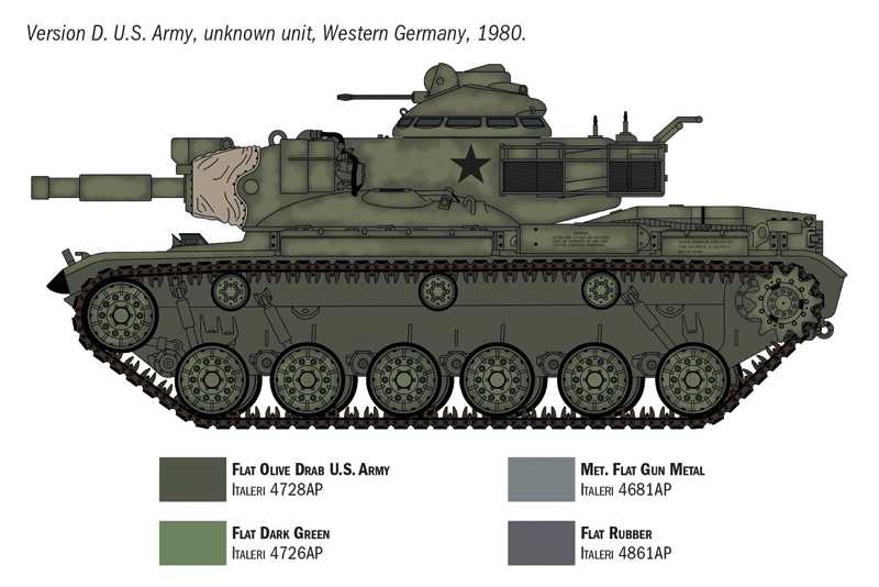 Model Kit tank 7086 - M60A2 (1:72)