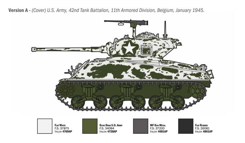 Model Kit tank 96440 - Sherman M4A3 Wet (1:35)