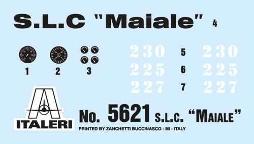 Model Kit torpédo 5621 - S.L.C. MAIALE (1:35)