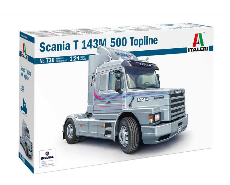 Model Kit truck 0736 - Scania T143 M500 Topline (1:24)