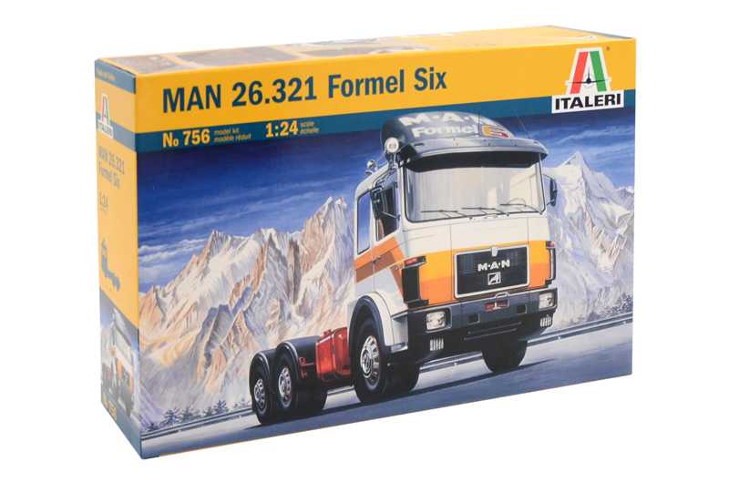 Model Kit truck 0756 - MAN 26.321 FORMEL SIX (1:24)