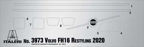 Model Kit truck 3973 - Volvo F12 Intercooler Medium Roof (1:24)