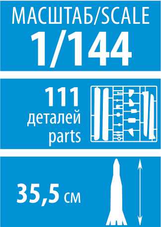 Model Kit vesmír 7500 - Soyuz Rocket (1:144)