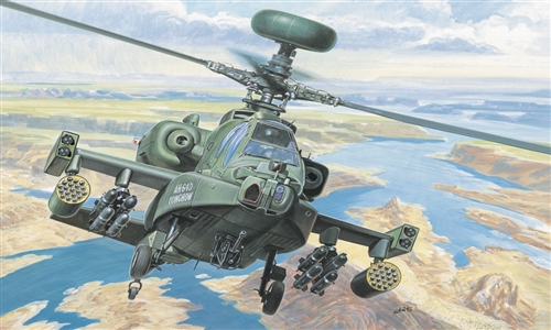 Model Kit vrtulník 0080 - AH-64 D APACHE LONGBOW (1:72)