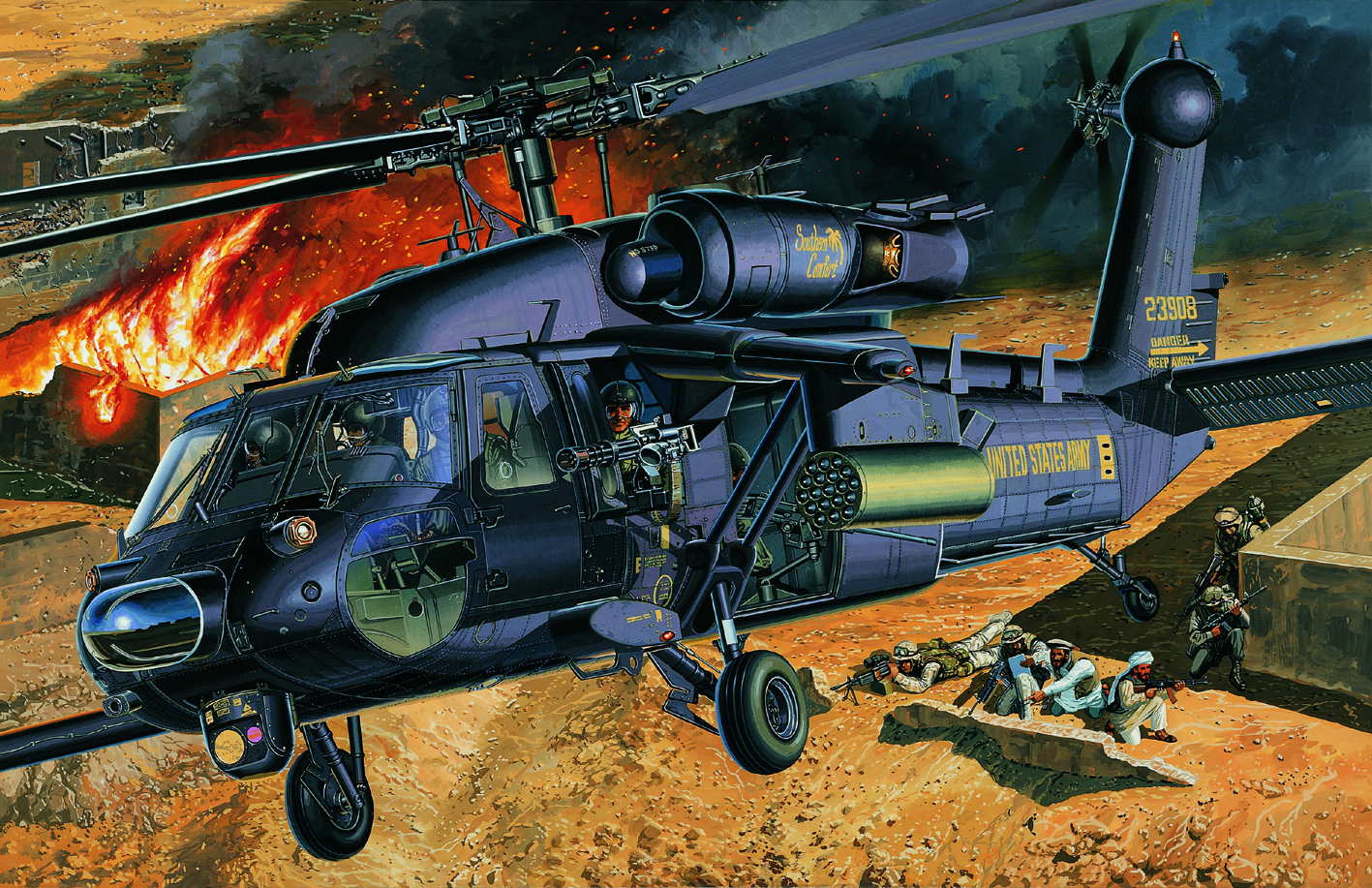 Model Kit vrtulník 12115 - AH-60L DAP (1:35)