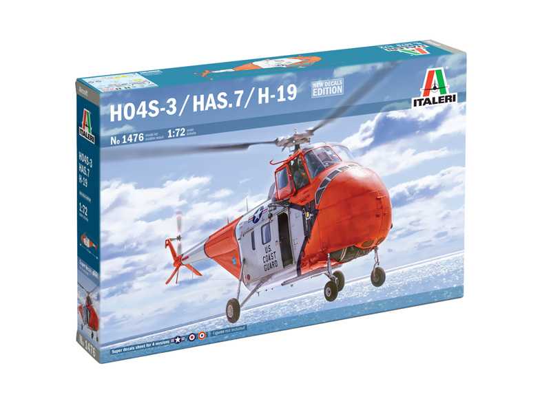 Model Kit vrtulník 1476 - HAS22 / HO4S-3 / H-19 (1:72)
