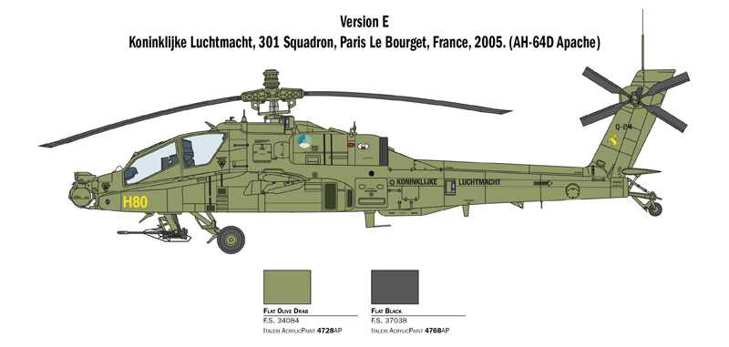 Model Kit vrtulník 2748 - AH-64D LONGBOW APACHE (1:48)