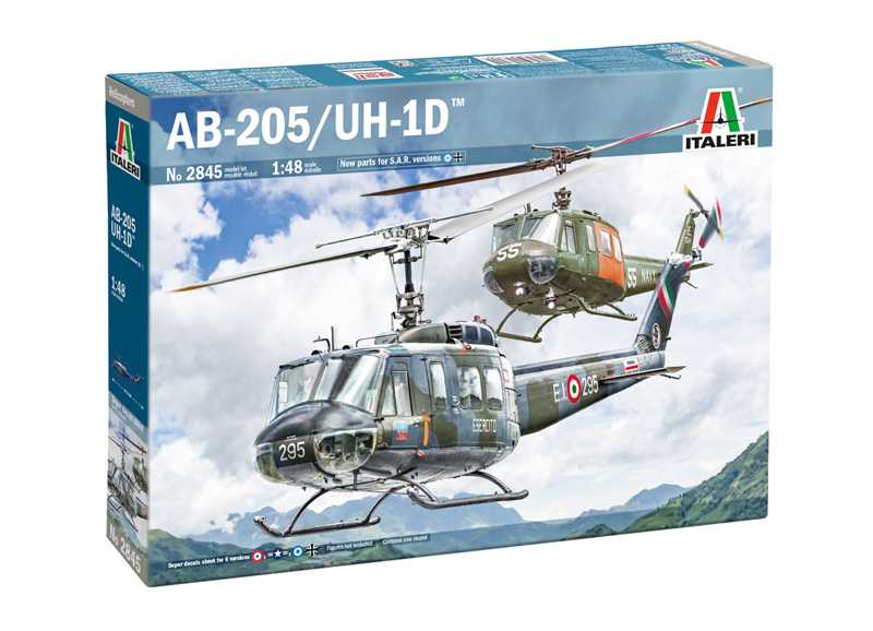 Model Kit vrtulník 2845 - AB.205 / UH-1D "SAR" (1:48)