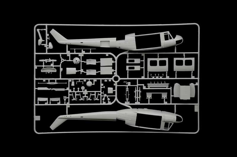 Model Kit vrtulník 2845 - AB.205 / UH-1D "SAR" (1:48)