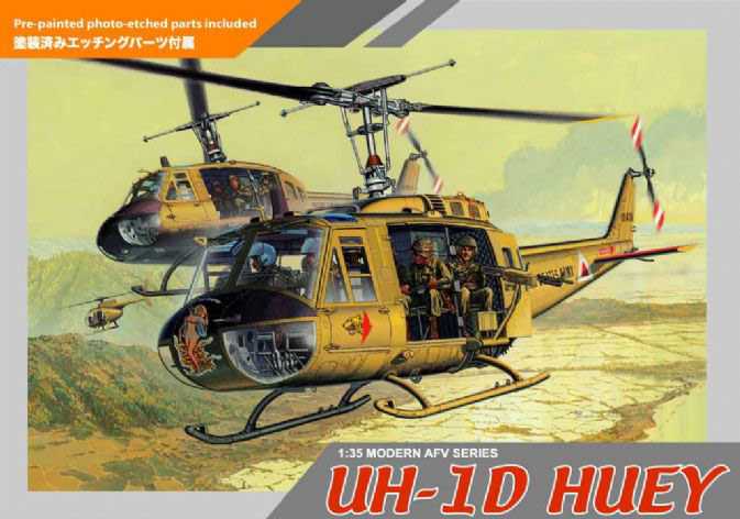 Model Kit vrtulník 3538 - UH-1D HUEY (1:35)