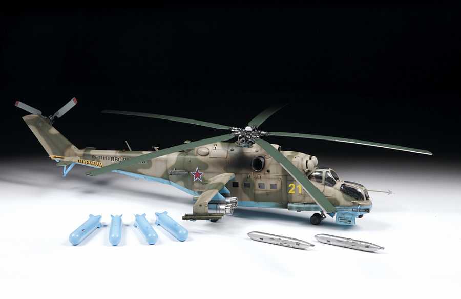 Model Kit vrtulník 4812 - MIL Mi-24P Russ.Attack Helicopter (1:48)