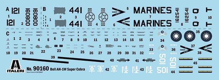 Model Kit vrtulník 90160 - AH-1W Super Cobra (1:72)