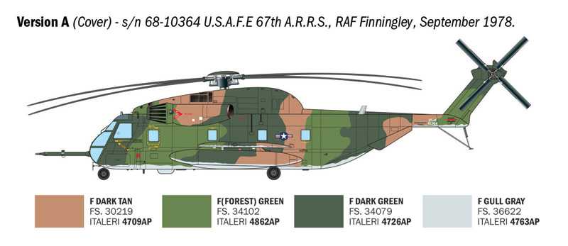 Model Kit vrtulník 91035 - HH-53C "Jolly Green Giant" (1:72)