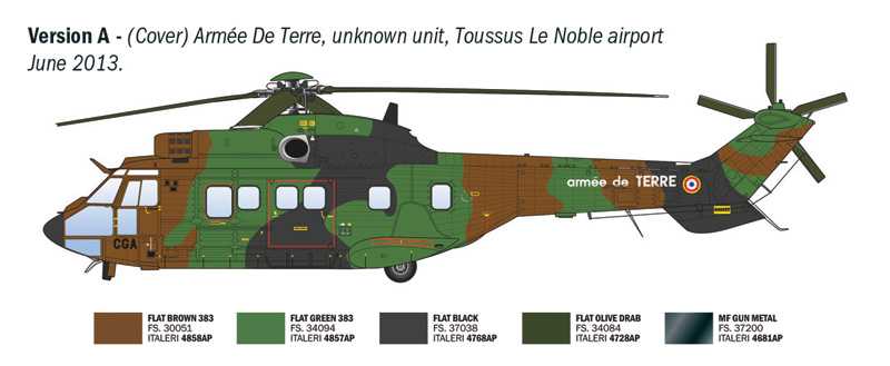 Model Kit vrtulník 91096 - AS332 Super Puma (1:72)
